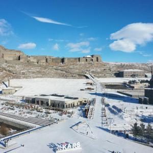 Ağrı, Kars ve Ardahanda kar yerini soğuk havaya bıraktı