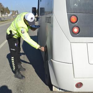 Batman’da kış lastiği denetimi