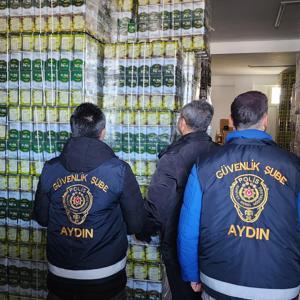 Aydında 3,5 ton tağşişli zeytinyağı ele geçirildi