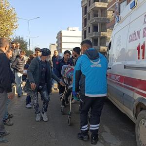 Adıyamanda devrilen motosikletin sürücüsü ağır yaralandı