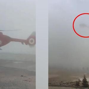 SON DAKİKA: Muğlada helikopterin hastaneye çarpma anı kamerada | Video Haber