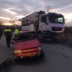 Samsun’da 9 yaşındaki çocuğun kullandığı otomobille kamyon çarpıştı: 3ü ağır 5 yaralı