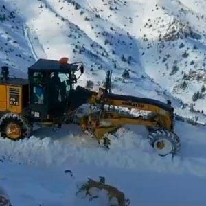 Tunceli’de 65 köy yolu, kar nedeniyle ulaşıma kapandı