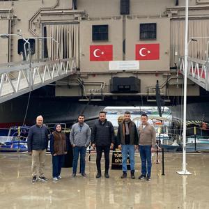 Hatay’da okula dönüştürülen Rauf Bey Gemisi’nde eğitim sürüyor