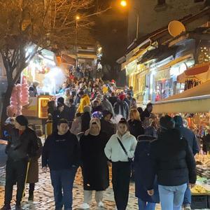 Tarihi konaklarıyla ünlü Safranboluda yılbaşı yoğunluğu