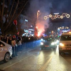 Bağdat Caddesinde yeni yılı karşıladılar