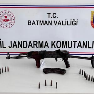 Batmanda evde bulunan kalaşnikofa 1 gözaltı