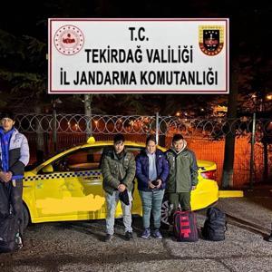 Tekirdağ’da takside 5 kaçak göçmen yakalandı