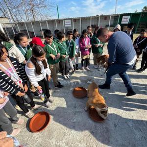 Öğrencilerden can dostlara ziyaret