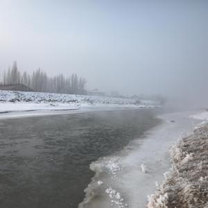 Ağrı, Kars ve Ardahanda akarsular buzla, ağaçlar ve bitkiler kırağıyla kaplandı