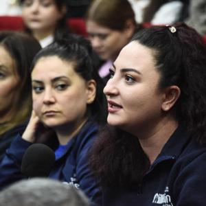 Aliağa Belediyesi personeline  Toplumsal Cinsiyet Eşitliği, Şiddet ve Haklar eğitimi