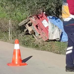 İzmirde 3 tekerlekli motosiklet zeytin ağacına çarptı; 2 kardeş öldü