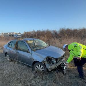 Tekirdağ’da takla atıp tarlaya savrulan otomobilin sürücüsü yaralandı