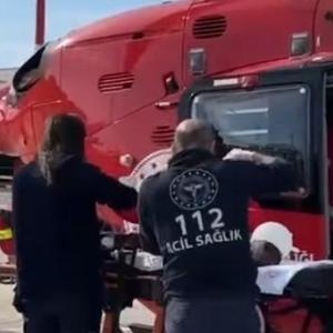 Şırnak’ta ambulans helikopter, 5 aylık bebek için havalandı