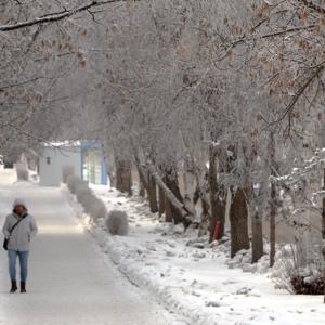 Erzurumda soğuk hava etkili oluyor