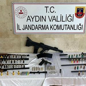 Aydında silah kaçakçılığı operasyonu: 2 gözaltı