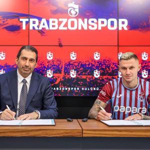 Trabzonsporda Oleksandr Zubkov için imza töreni düzenlendi