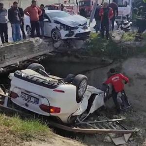 Mersinde trafik kazası: 1 ölü, 3 yaralı