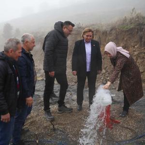 Emre Mahallesinin su sorunu sondaj kuyusu açılarak çözüldü