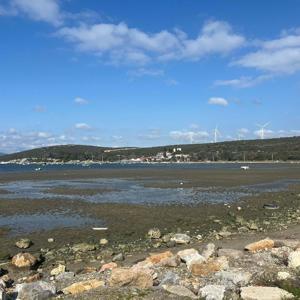 İzmirde deniz çekilmesi devam ediyor