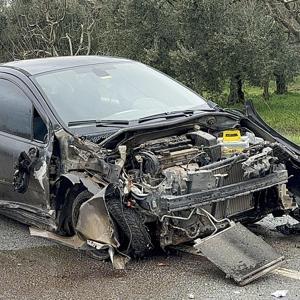 Su kanalına çarpan otomobilin sürücüsü yaralandı