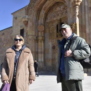 İngiliz çiftin Ulu Camii hayranlığı