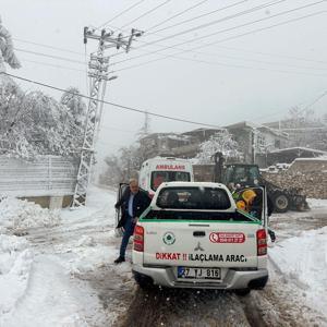 Gaziantepte 3 hastaya kardan kapanan yolların açılması ile ulaşıldı