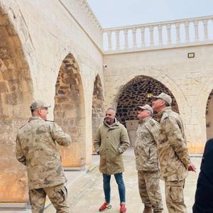 Jandarma Genel Komutanlığı Denetleme Heyeti’nden Mor Kiryakus Manastırı’na ziyaret