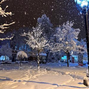 Samsun’un iç kesimlerinde kar etkili oldu