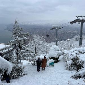 Orduda kar yağışı eğlenceye dönüştü