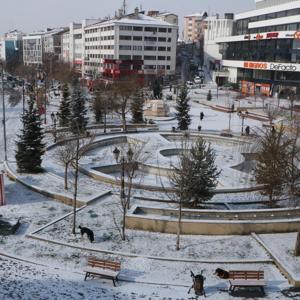 Bolu’da hafif kar yağışı