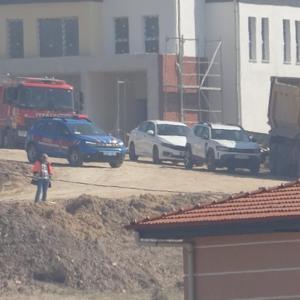Kazı çalışması sırasında doğal gaz boru hattı delindi