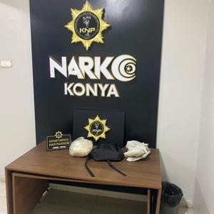 Konyada 600 kilo uyuşturucu üretilebilecek ham madde ele geçirildi