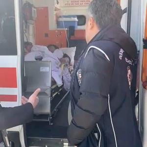 Ambulansta kaçak göçmen yakalandı