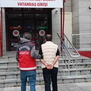 Balıkesirde hırsızlık şüphelisi, kamera görüntülerinden tespit edilip yakalandı