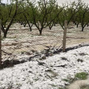 Çanakkale’de dolu yağışı etkili oldu