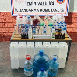 İzmir’de 8 ton kaçak alkol ele geçirildi
