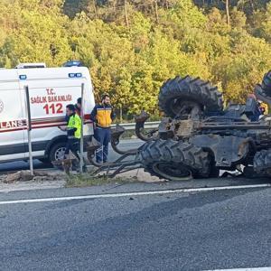 Balıkesir’de traktör kazasında sürücü öldü