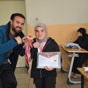 Şınav çekerek hazırlandığı bilekte Türkiye şampiyonu oldu