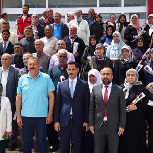 Gaziantepte hacı adayları uğurlandı