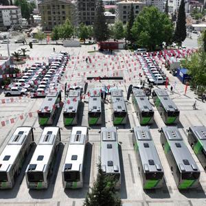 Kahramanmaraş Büyükşehir Belediyesine 48 Yeni Araç