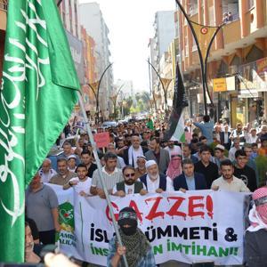 Mardin’de Gazze’ye destek yürüyüşü