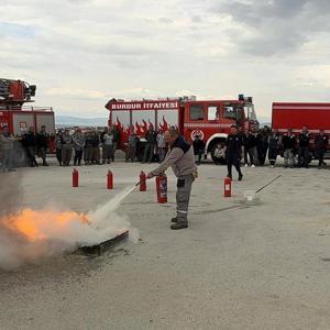 Belediye Personeline Yangın Eğitimi