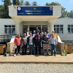 Kuşadasında Milli Parkta yangınların önlenmesi için bilgilendirme toplantısı