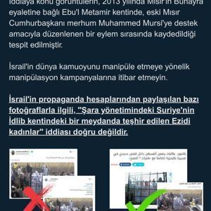 DMM Açıklaması: Ezidi Kadınlar İddiası Doğru Değildir