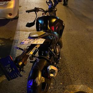 Çorluda otomobille çarpışan motosikletin ehliyetsiz sürücüsü, ağır yaralandı