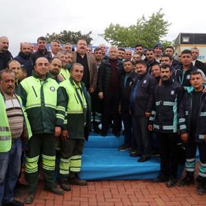 Şahinbey Belediyesi çalışanlarından 1 Mayıs kutlaması