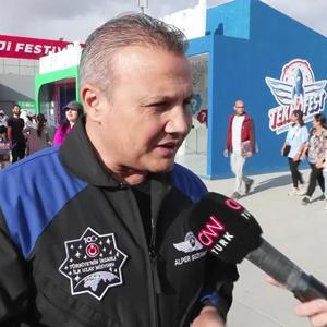 KKTC TEKNOFESTte ilk Türk Astronot Gezeravcıya yoğun ilgi