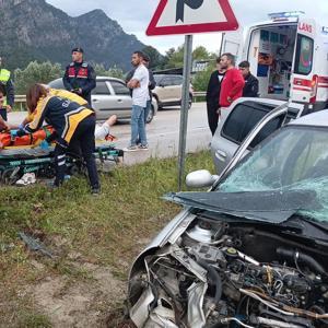 Bucakta Trafik Kazası: 1 Yaralı