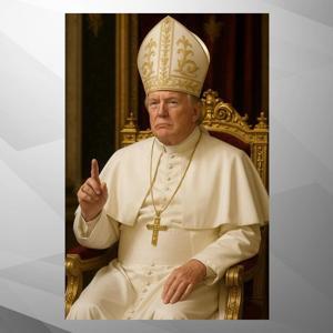 Trump Papa fotoğrafı hakkında konuştu